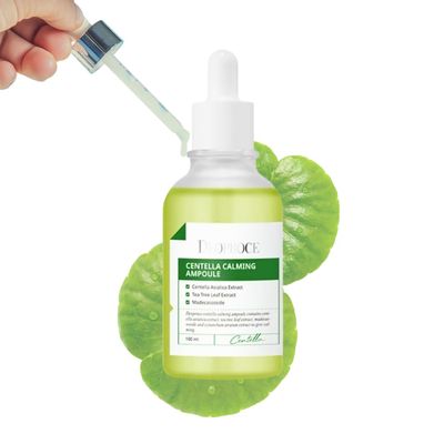 Deoproce Centella Calming Ampoule Serum for Sensitive Skin Soothes Acne Rosacea Oily & Asiatica Reducing redness Korean Skincare Facial Serum 3.4 Fl oz