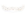 12PCS Glitter Freckles Temporary Tattoos, Gold, Silver, Brown, Pink, and Holographic Fake Tattoo Stickers, Hearts, Dots, Stars, Broken Diamonds, Snowflake Patterns, 6 in  2 in, Combinable view 1