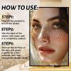 12PCS Glitter Freckles Temporary Tattoos, Gold, Silver, Brown, Pink, and Holographic Fake Tattoo Stickers, Hearts, Dots, Stars, Broken Diamonds, Snowflake Patterns, 6 in  2 in, Combinable view 4