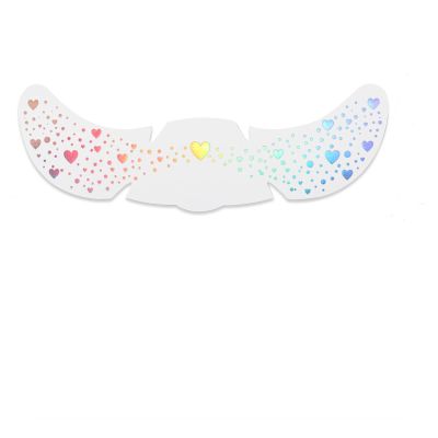 12PCS Glitter Freckles Temporary Tattoos, Gold, Silver, Brown, Pink, and Holographic Fake Tattoo Stickers, Hearts, Dots, Stars, Broken Diamonds, Snowflake Patterns, 6 in  2 in, Combinable