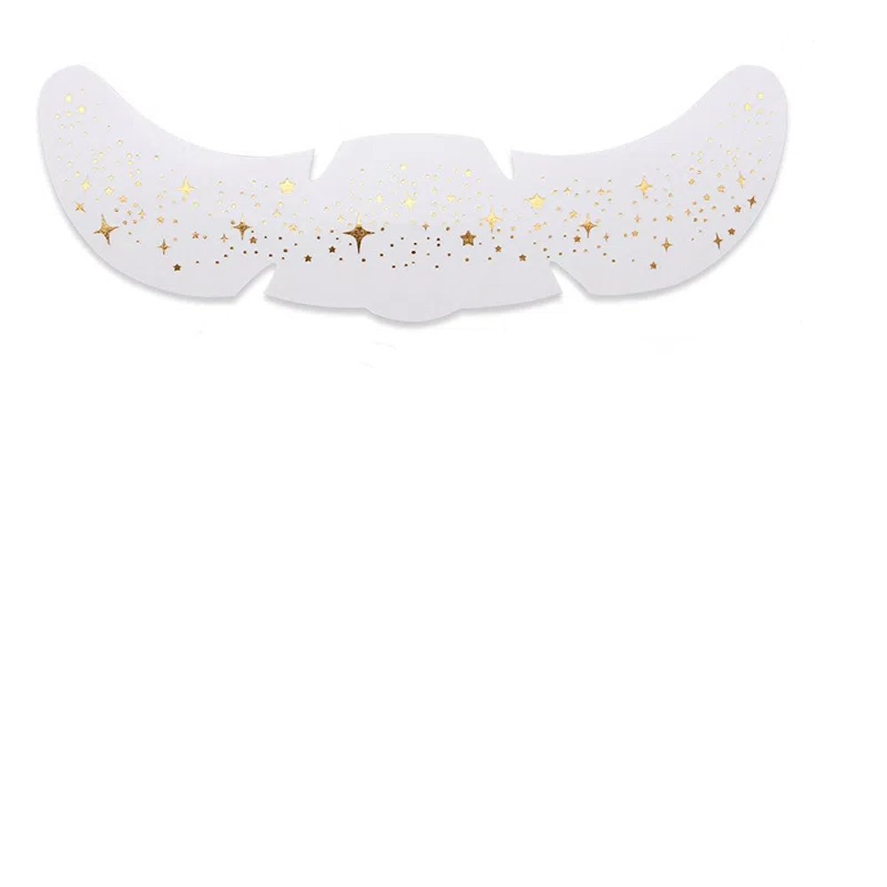 12PCS Glitter Freckles Temporary Tattoos, Gold, Silver, Brown, Pink, and Holographic Fake Tattoo Stickers, Hearts, Dots, Stars, Broken Diamonds, Snowflake Patterns, 6 in  2 in, Combinable
