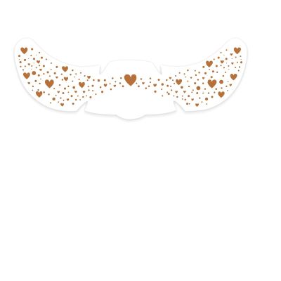12PCS Glitter Freckles Temporary Tattoos, Gold, Silver, Brown, Pink, and Holographic Fake Tattoo Stickers, Hearts, Dots, Stars, Broken Diamonds, Snowflake Patterns, 6 in  2 in, Combinable