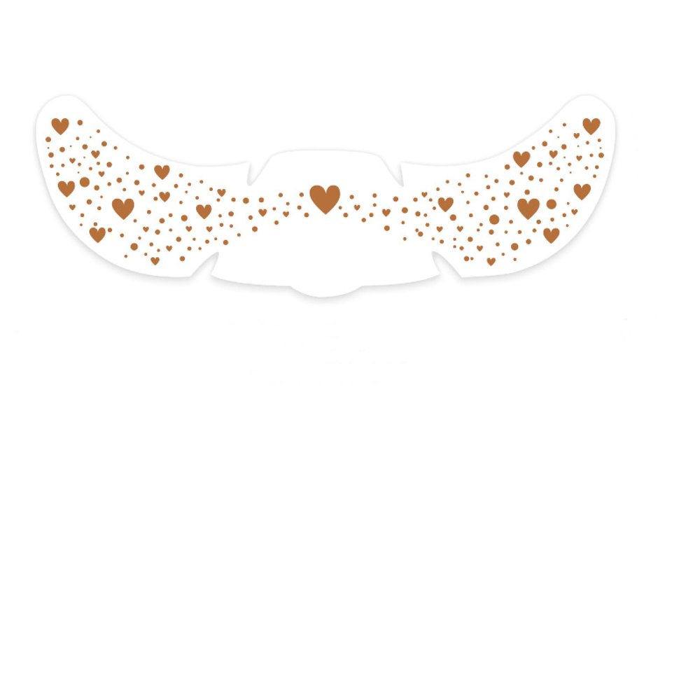 12PCS Glitter Freckles Temporary Tattoos, Gold, Silver, Brown, Pink, and Holographic Fake Tattoo Stickers, Hearts, Dots, Stars, Broken Diamonds, Snowflake Patterns, 6 in  2 in, Combinable