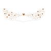 12PCS Glitter Freckles Temporary Tattoos, Gold, Silver, Brown, Pink, and Holographic Fake Tattoo Stickers, Hearts, Dots, Stars, Broken Diamonds, Snowflake Patterns, 6 in  2 in, Combinable view 1