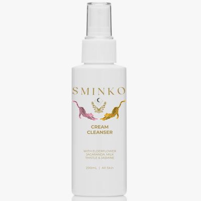 Sminko Nourishing Cream Cleanser - Hydrating 200ml, Coconut & Apricot for All Skin Types, Organic, Palm Oil Free, Paraben & Sulfate Free, Face Cleanser, Skin Cleanser