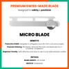 Jia Dermaplane Facial Precision Razor 4-Pack, Mint Glow - Eyebrow Trimmer & Face Shaver for Women and Men, Peach Fuzz & Dead Skin Cell Removal Tool view 2