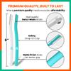Jia Dermaplane Facial Precision Razor 4-Pack, Mint Glow - Eyebrow Trimmer & Face Shaver for Women and Men, Peach Fuzz & Dead Skin Cell Removal Tool view 3