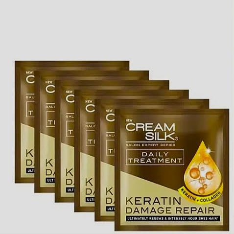 Travel sachet Hair Treatment Keratin Damage Repair | 18ml 6pcs