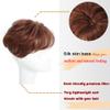 PORSMEER Hair Toppers for Women - Synthetic Hair - Pixie Cut Toppers - Short Hair Pieces with Bangs - Aburn view 2