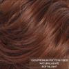 PORSMEER Hair Toppers for Women - Synthetic Hair - Pixie Cut Toppers - Short Hair Pieces with Bangs - Aburn view 3