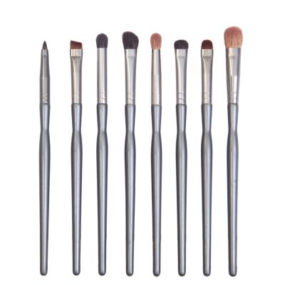 10 Eyeshadow Brushes Set Soft Hair Eye Detail Brush Smudge Brush Portable Makeup Brush for Beginners (8 brush set)