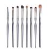 10 Eyeshadow Brushes Set Soft Hair Eye Detail Brush Smudge Brush Portable Makeup Brush for Beginners (8 brush set) view 1