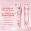 LUSTRA FASHION 2-in-1 Bikini Trimmer & Electric Razor for Women  IPX7 Waterproof, Hypoallergenic Blades, LED Display, Cordless Wet/Dry Use  Legs, Underarms, Bikini Line & Pubic Hair Trimmer view 3