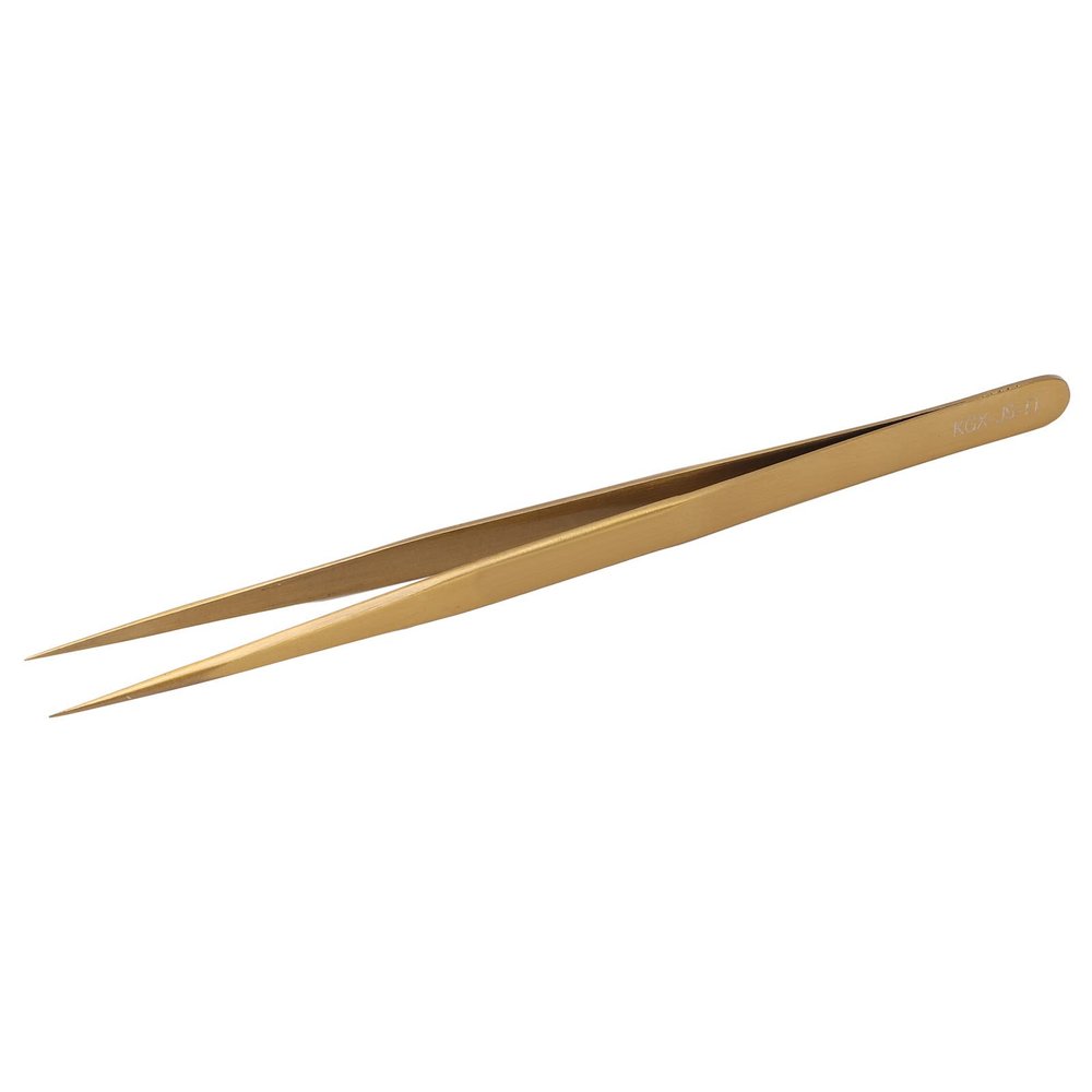 Electrical Tool, Accuracy Tweezer for Troubleshooting and Lab Use Red (Gold)
