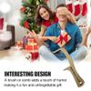 2pc Bald Man's Wooden Comb and Brush Set, Novelty Gag Gift Funny Prank Joke Gift Bald Man Comb Grooming Tool view 3