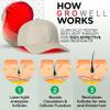 GroWell Red Light Therapy Hair Growth Cap  FDA Cleared Laser Treatment for Hair Regrowth and Reduced Shedding  LED & Laser Red Light Therapy Clinically Proven in Double-Blind Studies -Beige view 3