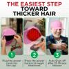 GroWell Red Light Therapy Hair Growth Cap  FDA Cleared Laser Treatment for Hair Regrowth and Reduced Shedding  LED & Laser Red Light Therapy Clinically Proven in Double-Blind Studies - Pink view 4