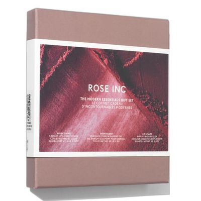 Rose Inc The Modern Essentials Kit  3-in-1 Makeup for Lips, Cheeks, and Brows