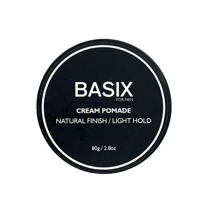 Basix for Men Cream Pomade - Natural Finish, Light Hold