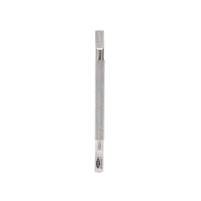 Cricket Logo Cuticle Pusher - Professional Nail Tools, Dual Tip Design for Pushing Back Cuticles and Cleaning Under Fingernails, Durable Stainless Steel with Slip-Resistant Handle - 1 Count