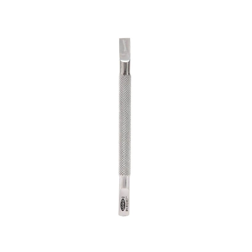 Cricket Logo Cuticle Pusher - Professional Nail Tools, Dual Tip Design for Pushing Back Cuticles and Cleaning Under Fingernails, Durable Stainless Steel with Slip-Resistant Handle - 1 Count