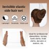 84 Pcs Hair Nets for Buns Blonde Ballet Bun Hair Net for Girls and Women - 40 Elastic Invisible Hairnets with 40 U-Shaped Pins and 4 Hair-Bands for Dance view 4