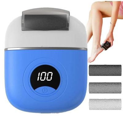 2025 New Electric Callus Remover for FeetElectric Foot Polisher,Callus Remover Foot File,USB Rechargeable Foot Repair and Grinding Device,Heel Polisher File for Men Women Dry Callus Dead Skin(Blue)