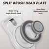 360 Automatic Back Scrubber for Shower, Electric Exfoliating Brush with 18 Cm Brush Head, 360 Automatic Rota-Tion, 3-Speed Adjustment Body Scrubber for Deep Cleansing & Back Massage view 2