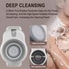 360 Automatic Back Scrubber for Shower, Electric Exfoliating Brush with 18 Cm Brush Head, 360 Automatic Rota-Tion, 3-Speed Adjustment Body Scrubber for Deep Cleansing & Back Massage view 3