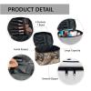 Jolamirel Tiger Floral Travel Makeup Bag for Women, Traditional Chinese Painting Tigers Print Large Capacity Makeup Bag Zipper Multi-function Cosmetic Travel Bag view 4