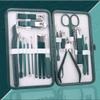 AFPSDLFJDLS Green Nail Clipper Pedicure Full Set of Nail Clippers Box Nail Tools Nail Clippers Set Decoration Nails view 4