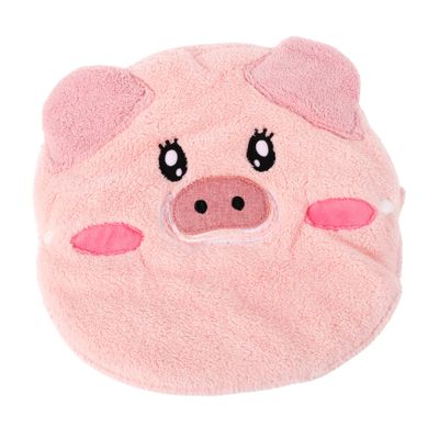 minkissy Reusable Hot Cold Facial Towel Mask for Skincare Cartoon Pig Design Versatile Face Steamer Towel for Spa and Home Use Deep Cleansing Soothing Warm Steam
