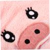 minkissy Reusable Hot Cold Facial Towel Mask for Skincare Cartoon Pig Design Versatile Face Steamer Towel for Spa and Home Use Deep Cleansing Soothing Warm Steam view 3