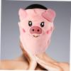 minkissy Reusable Hot Cold Facial Towel Mask for Skincare Cartoon Pig Design Versatile Face Steamer Towel for Spa and Home Use Deep Cleansing Soothing Warm Steam view 4