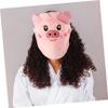 BIUDECO Cute Cartoon Pig Design Fleece Face Mask for Skincare Hot Cold Steamer Towel for Women view 4