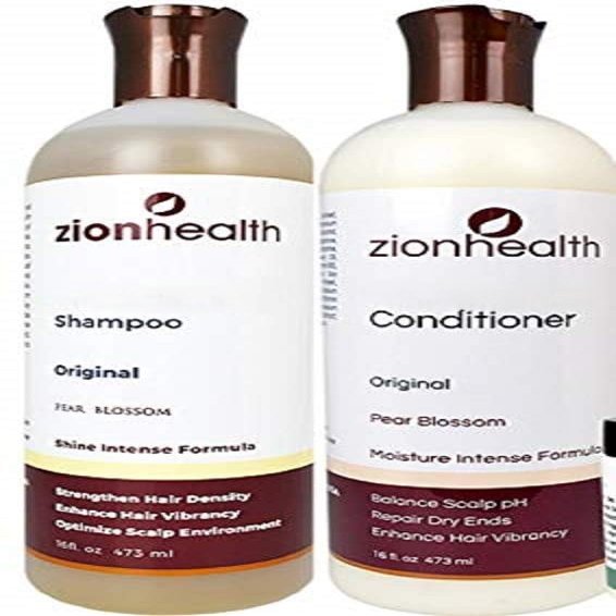 Adama Minerals Shampoo and Conditioner Set 16 oz Original Pear Blossom