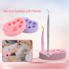 2 Pcs Silicone Palette for Lash Lift, 6 Slots Eyelash Tool, Reusable Cosmetic Mixer for Beauty Professionals, Ideal for Eyelash and Nail Techniques view 4