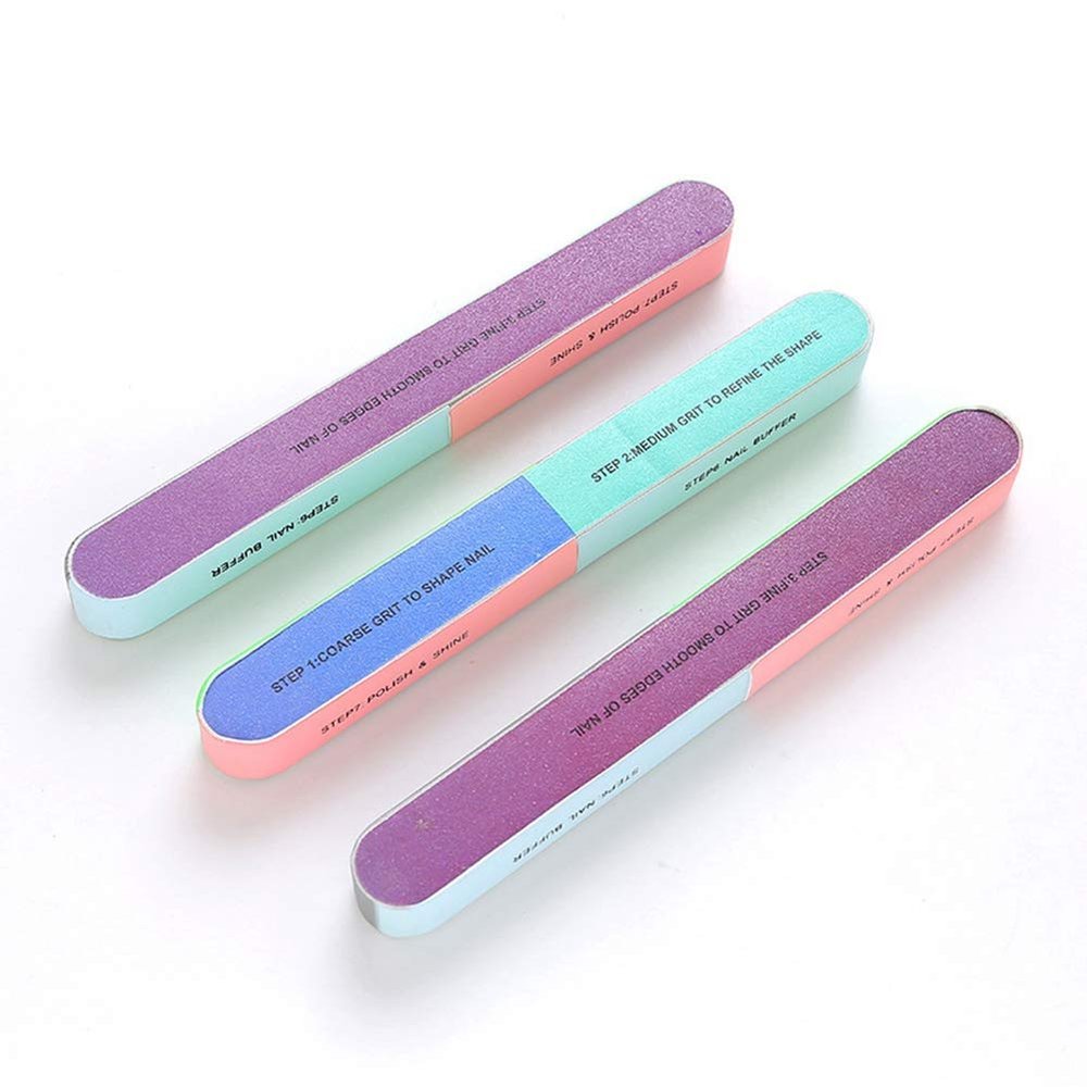 Nail File, Sanding Buffer for Manicure Pedicure, Six Sided Polish Buffing Tool, with Convenient Size, Non Material, for Professional or Home Use