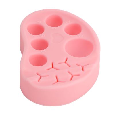 Eyelash Eyebrow Lifting Tray Silicone Palette Tweezers Slots Makeup for Perming Lashes, DIY Tint Mixing Tool for Home Use, Beauty Salons, Eyelash Institutions (#1)