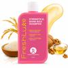 FreshLuxe Unisex Strength and Shine Rice Water Shampoo, With Walnut & Pea Protein, Repairs Damaged Hair & Reduces Split Ends, Korean Hair Care, Derma Tested & AYUSH Approved (200 ml (Pack of 1) view 1