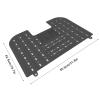 Foldable Silicone Sink Cover and Makeup Brush Cleaning Mat, Space Saving Bathroom Organizer, Topper for Sink, Makeup Tools, Countertop Accessories (Black) view 2