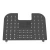 Foldable Silicone Sink Cover and Makeup Brush Cleaning Mat, Space Saving Bathroom Organizer, Topper for Sink, Makeup Tools, Countertop Accessories (Black) view 3
