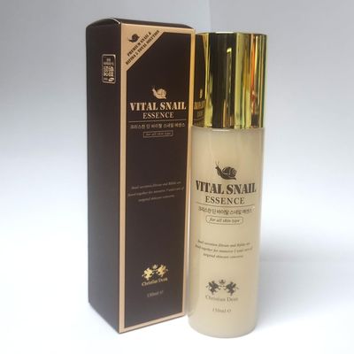 3W Clinic Christian Dean Vital Snail Essence, Korean Skincare for All Skin Types, 5.07 fl oz/Korea-Beauty/Korea Made