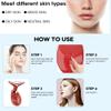 Facial Massager, Portable Face Neck Massager Wand for Skin Care(Red) view 2