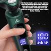 Beard Shavers for Men - Floating Head Wet and Dry Shaver, Digital Display Beard Shaver LCD Display, Full Body Washable Multifunctional Shaver, Rechargeable Cordless Trimmer for Efficient Grooming view 3