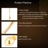 GYZOUKA 1pc Gold Eye Cream Massage Stick,Eye Massager with Makeup Tools,Zinc Alloy Material for Eye Fatigue Relief, Mini Design view 2
