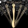 GYZOUKA 1pc Gold Eye Cream Massage Stick,Eye Massager with Makeup Tools,Zinc Alloy Material for Eye Fatigue Relief, Mini Design view 4
