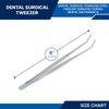 College Cotton Miriam Tweezer Self Locking Pliers Forceps Dental Surgical tools Stainless steel (10 College Tweezer) view 2