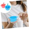 OFFIGAM 2set Silicone Mask Mixing Bowls Set Nonstick Wax Melting Pots with Scrapers Heat-resistant and Easy to Clean for Facial Mask and Diy Beauty Applications view 3