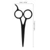 FRCOLOR 2pcs Stainless Steel Grooming Scissors Men Women Beard Shaping Eyebrow Trimming Tool Stylish Design for Precision Grooming view 2